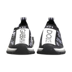 Dolce & Gabbana Black White Sorrento Low Top Sneakers Shoes