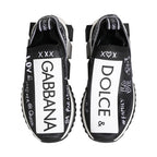 Dolce & Gabbana Black White Sorrento Low Top Sneakers Shoes