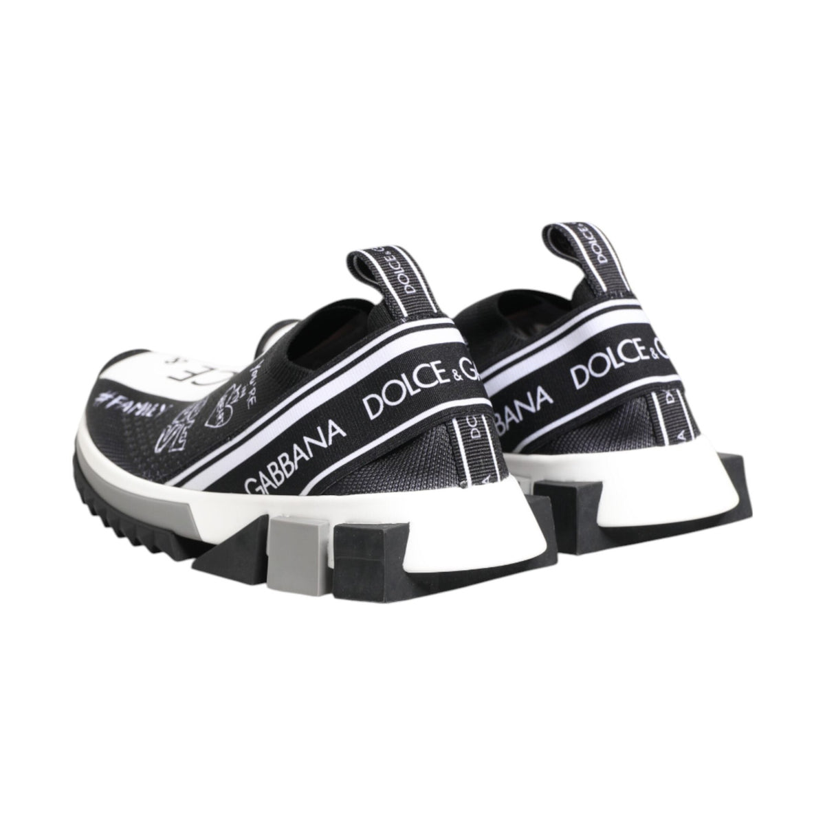 Black White Sorrento Low Top Sneakers Shoes