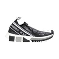 Dolce & Gabbana Black White Sorrento Low Top Sneakers Shoes
