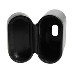 Dolce & Gabbana Black Leather Logo Print Flip Holder Men Airpods Case