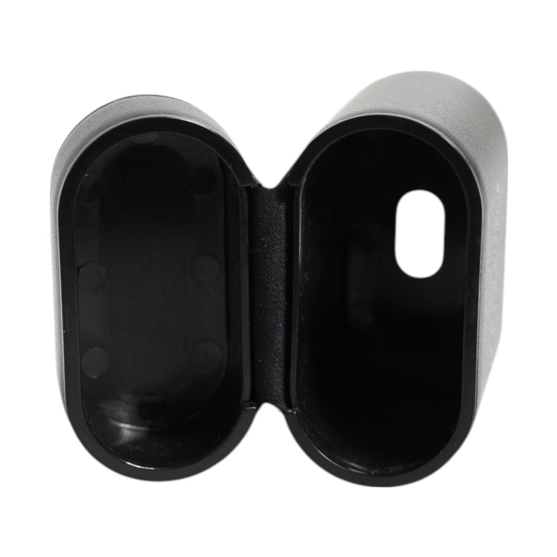 Dolce & Gabbana Black Leather Logo Print Flip Holder Men Airpods Case