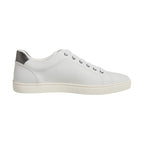 Dolce & Gabbana White Sacred Heart Men Low Top Sneakers Shoes