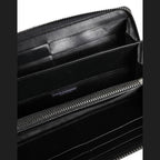 Dolce & Gabbana Black Blue Exotic Leather Men Continental Clutch Wallet
