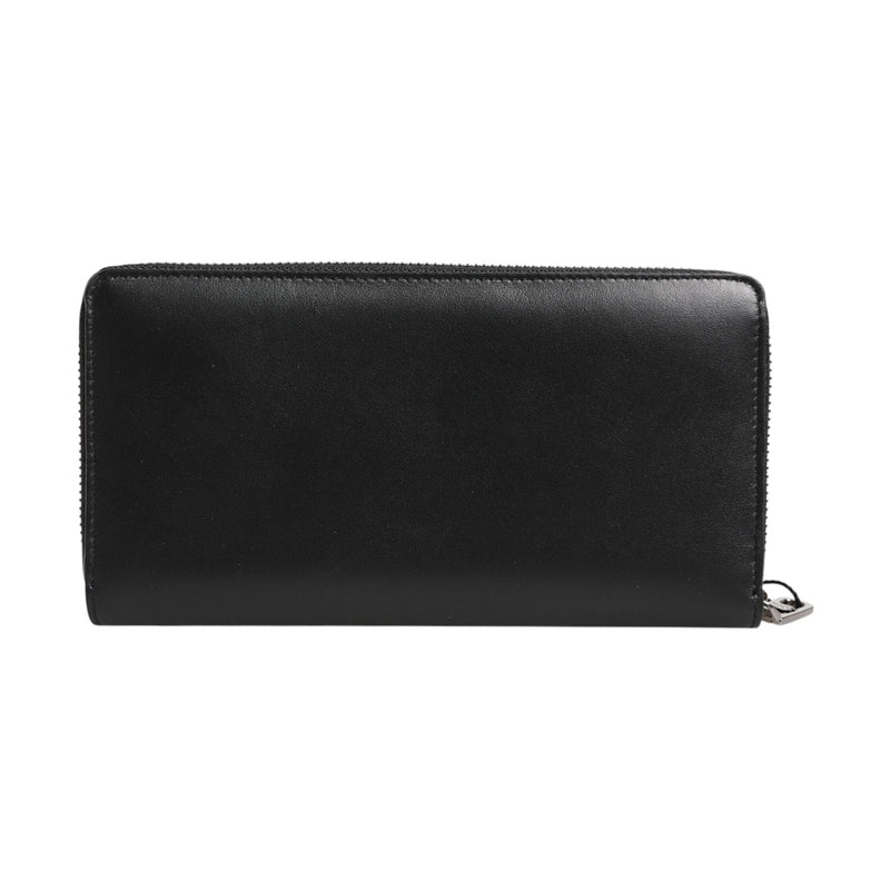 Dolce & Gabbana Black Brown Exotic Leather Men Continental Clutch Wallet
