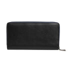 Dolce & Gabbana Black Blue Exotic Leather Men Continental Clutch Wallet