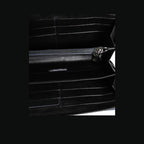 Dolce & Gabbana Black Blue Exotic Leather Men Continental Clutch Wallet