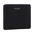Saint Laurent Black Calf Leather Bos Taurus Wallet