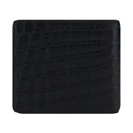 Saint Laurent Black Calf Leather Bos Taurus Wallet