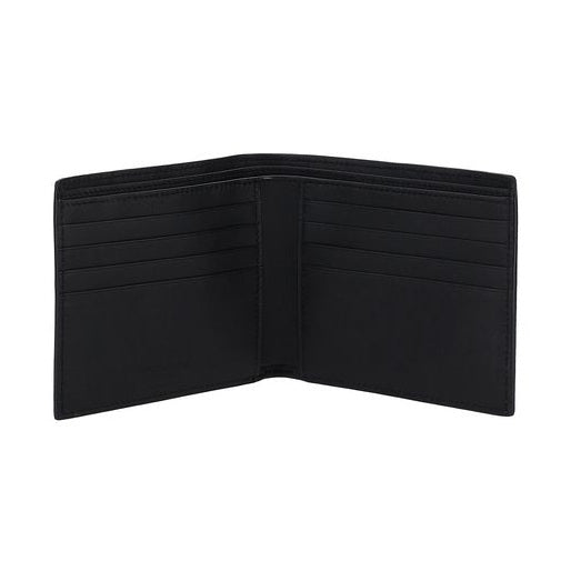 Saint Laurent Black Calf Leather Bos Taurus Wallet