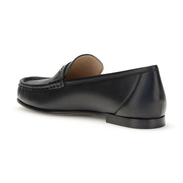Chloé Black Calf Leather Bos Taurus Slip-On Loafers
