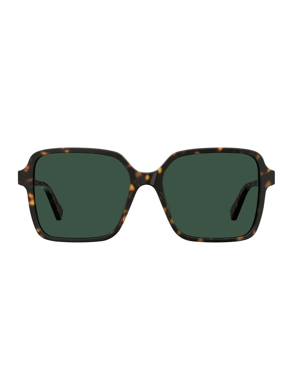 Love Moschino Brown Acetate Sunglasses
