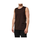 Dolce & Gabbana Brown Cotton Sleeveless Underwear Men Tank Top