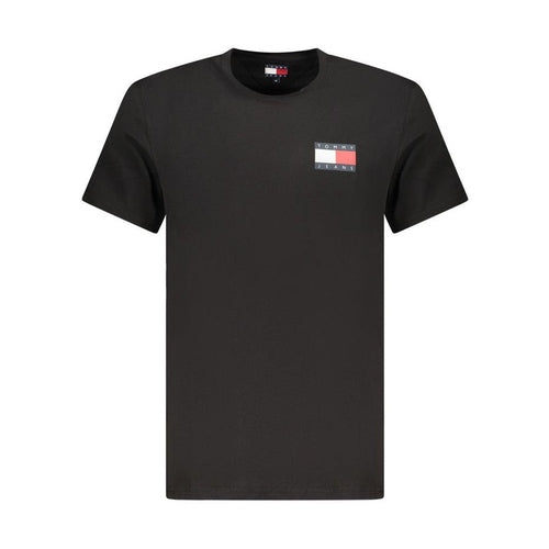 Tommy Hilfiger Nero Cotton Men T-Shirt