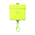 Yellow Green Bifold DG Logo Neck Strap Cardholder Wallet