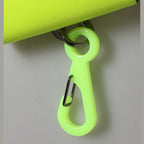 Dolce & Gabbana Yellow Green Bifold DG Logo Neck Strap Cardholder Wallet