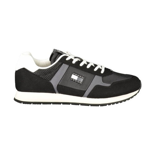 Tommy Hilfiger Nero Polyurethane Men Sneaker
