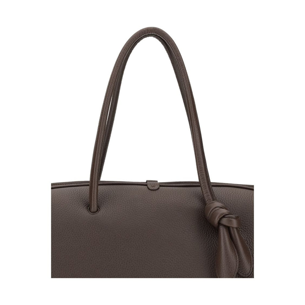 Jacquemus Brown Calf Leather Bos Taurus Handbag