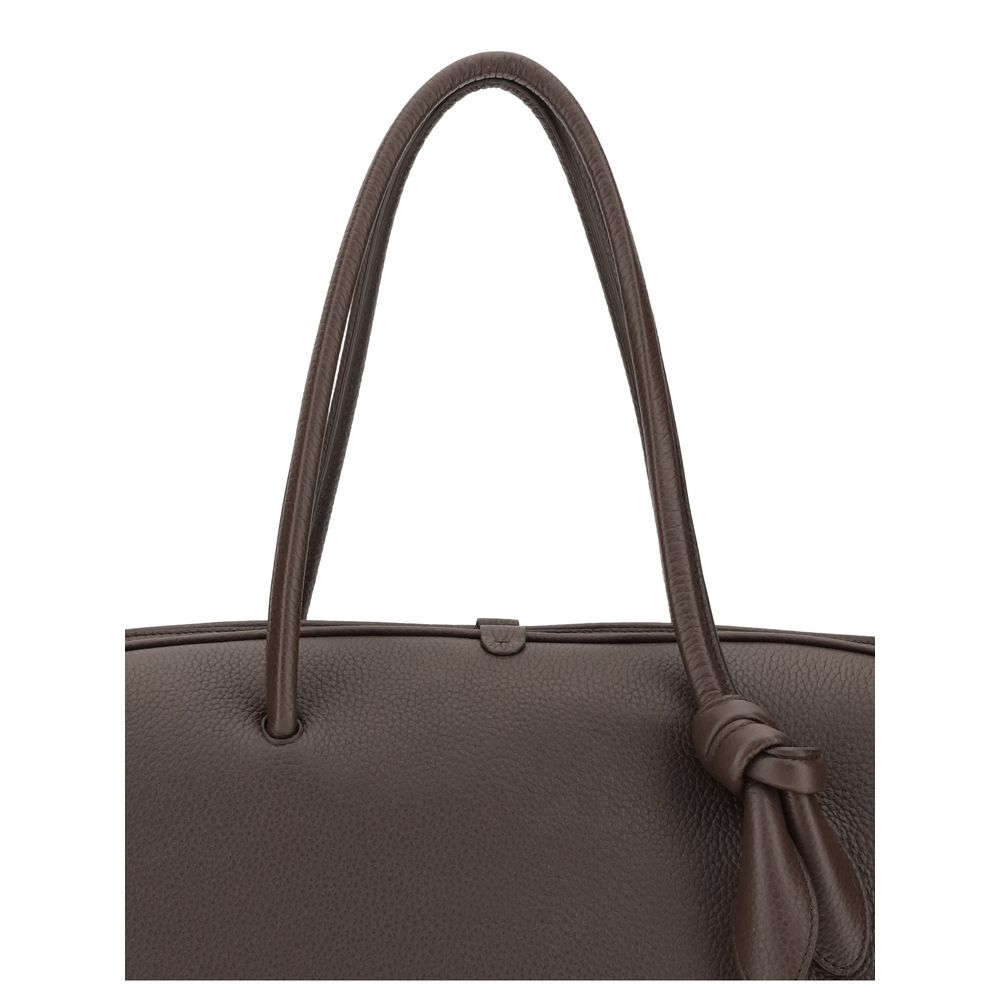 Jacquemus Brown Calf Leather Bos Taurus Handbag