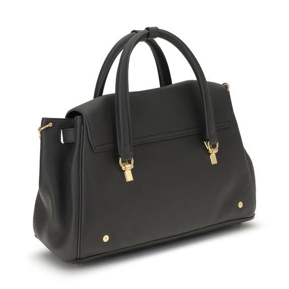 Thom Browne Gray Calf Leather Bos Taurus Handbag