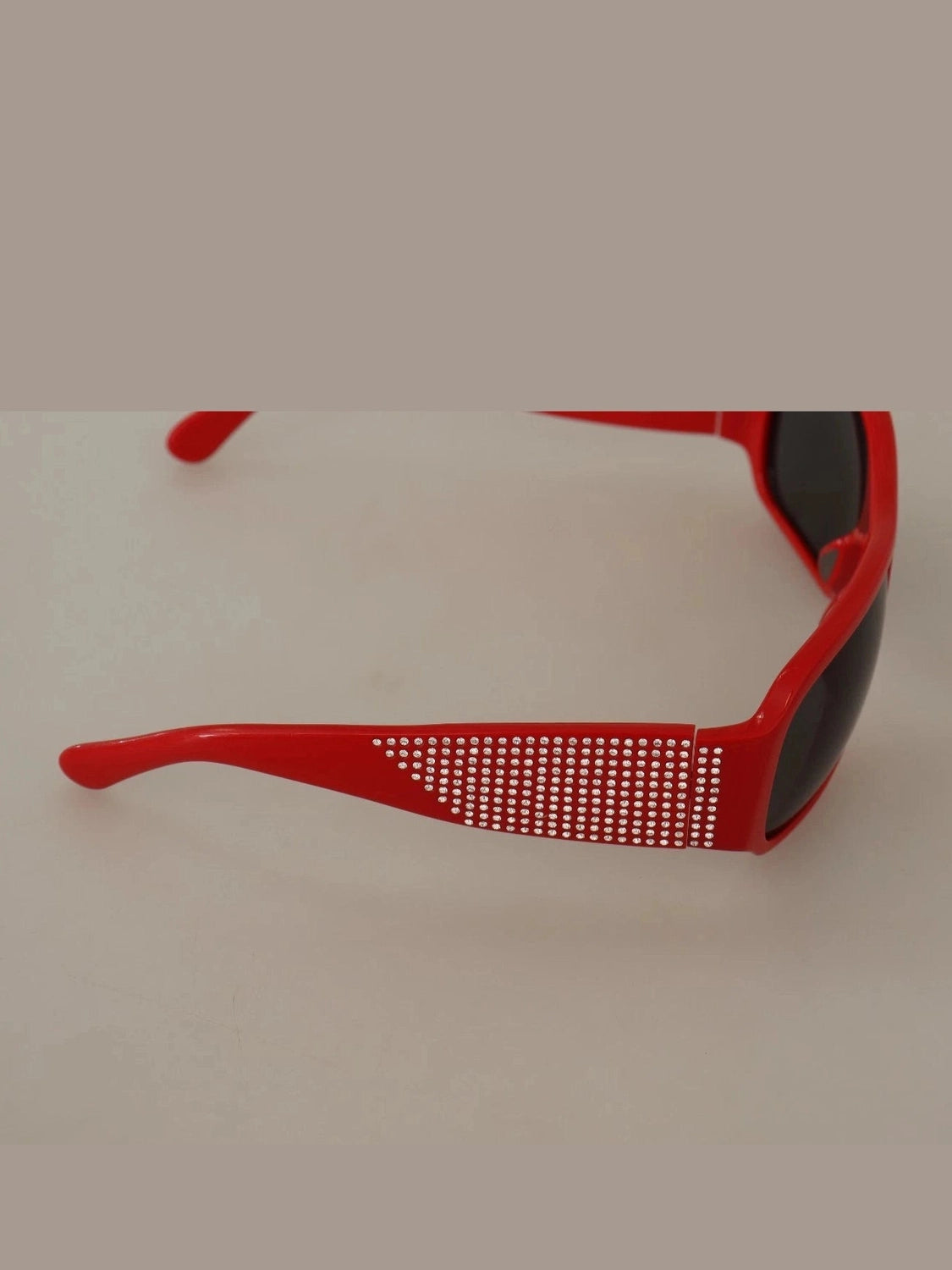 Dolce & Gabbana DG4027 Red Crystal Black Lens Shades Sunglasses