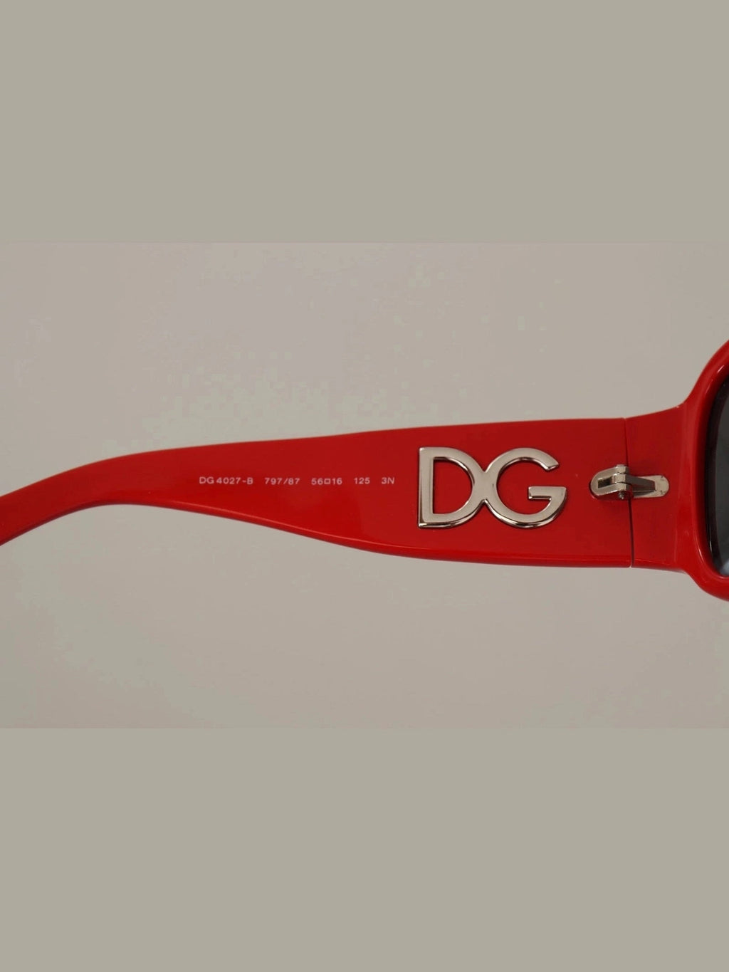 Dolce & Gabbana DG4027 Red Crystal Black Lens Shades Sunglasses