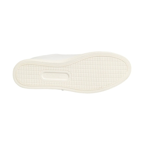 Dolce & Gabbana White Leather Sacred Heart Patch Sneakers Shoes