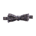 Dolce & Gabbana Blue Silk Baroque Fantasi Tied Bow Tie Papillon