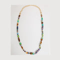 Dolce & Gabbana Multicolor Murano Glass Beads Brass Women Jewelry Necklace