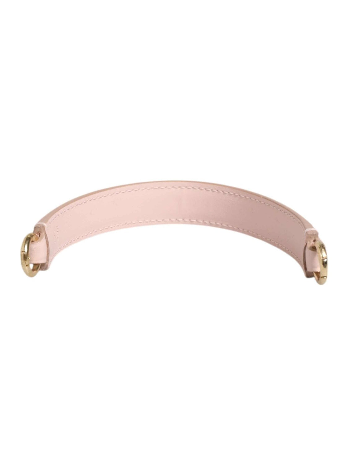 Dolce & Gabbana Strap Pink Leather Gold Tone Big Bag Handle Shoulder Strap