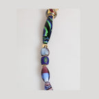 Dolce & Gabbana Multicolor Murano Glass Beads Gold Brass Chain Jewelry Necklace