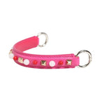 Dolce & Gabbana Pink Embellished Leather Bag Handle Women Shoulder Strap