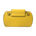 Dolce & Gabbana Yellow Smooth Leather DG Logo Clutch Crossbody Case Bag