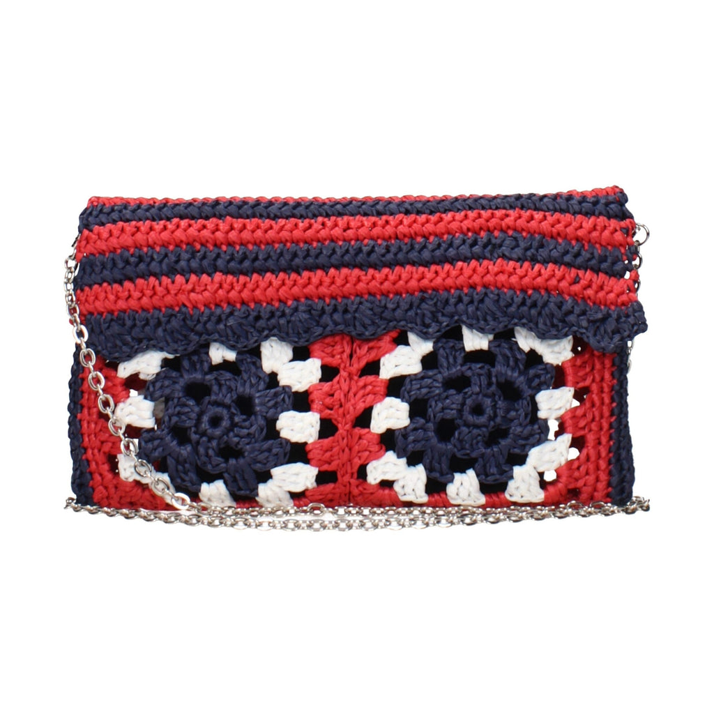 Miu Miu Multicolor Raffia Clutch Bag
