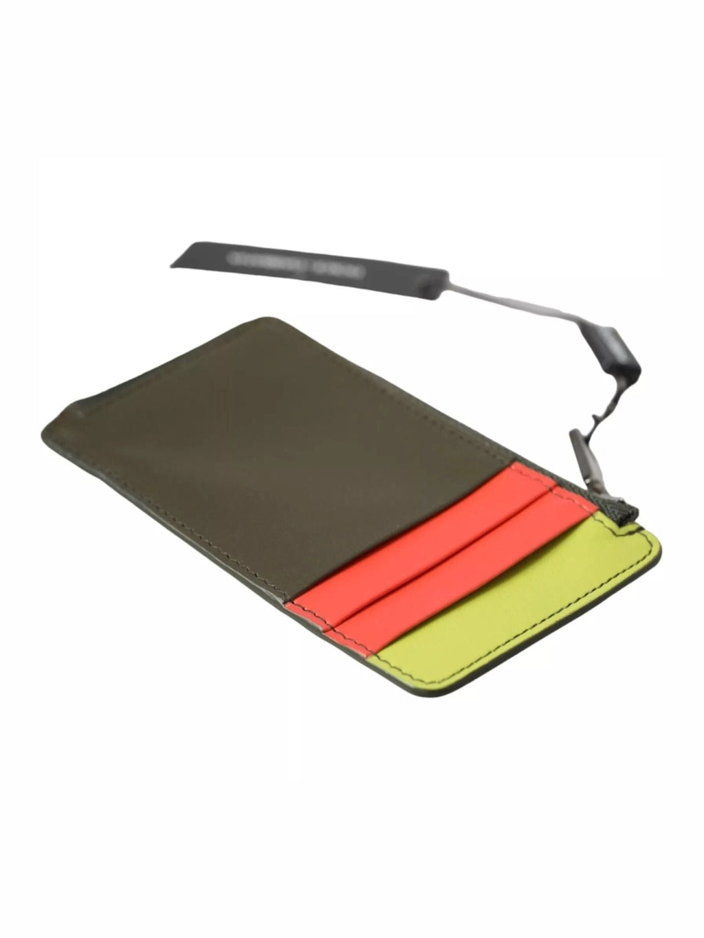 Dolce & Gabbana Multicolor Calfskin Leather Logo Card Holder Women Wallet