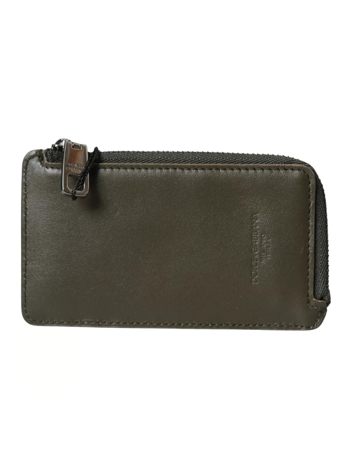 Dolce & Gabbana Multicolor Calfskin Leather Logo Card Holder Women Wallet