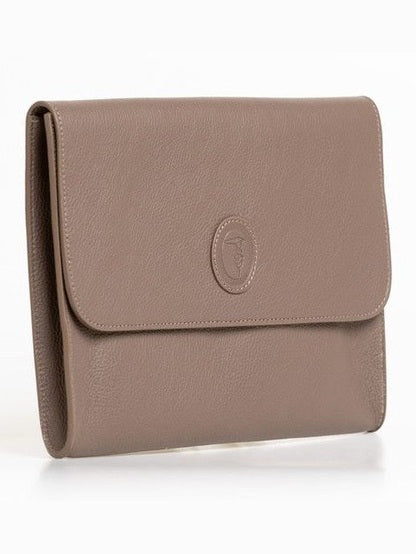 Trussardi Brown Polyester Men Clutch