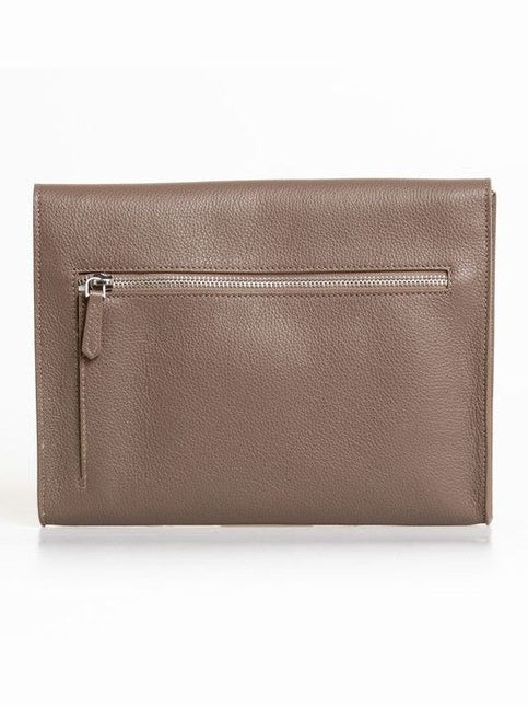 Trussardi Brown Polyester Men Clutch