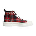 Dolce & Gabbana Multicolor Cotton High Top Men Sneakers Shoes