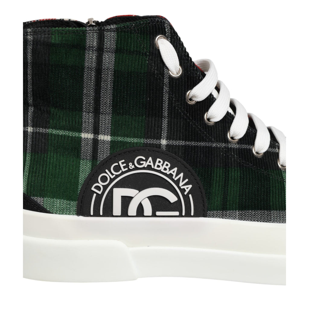 Multicolor Cotton High Top Men Sneakers Shoes