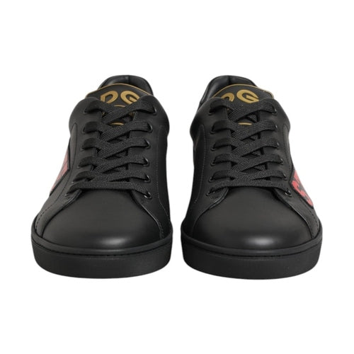 Dolce & Gabbana Black Street Life Low Top Men Sneakers Shoes