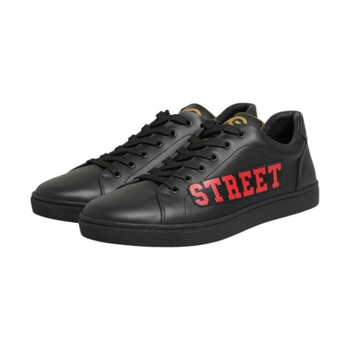 Dolce & Gabbana Black Street Life Low Top Men Sneakers Shoes