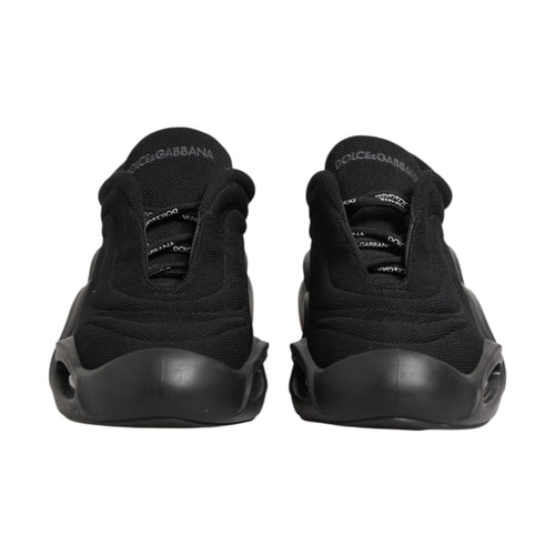 Black Lace Up Wave Low Top Men Sneaker Shoes