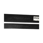 Dolce & Gabbana Black Double Strap Leather Silver Buckle Belt