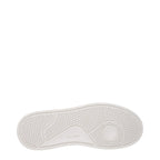 White Leather Low Top Sneakers