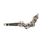 Dolce & Gabbana Black Leather Pearl Chain Bag Accessory Shoulder Strap
