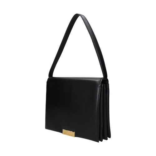 Black Leather Shoulder Bag