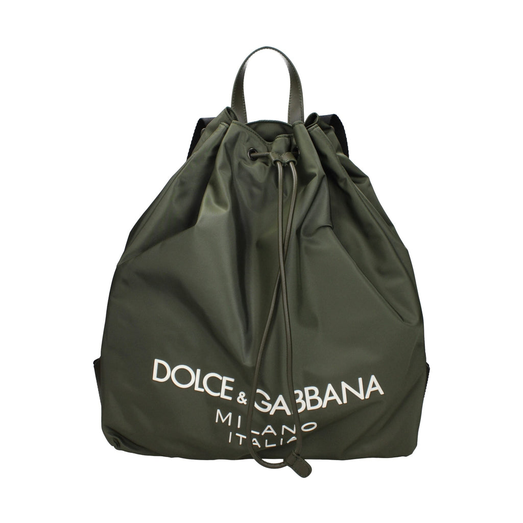 Dolce & Gabbana Green Nylon Backpack