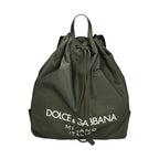 Dolce & Gabbana Green Nylon Backpack