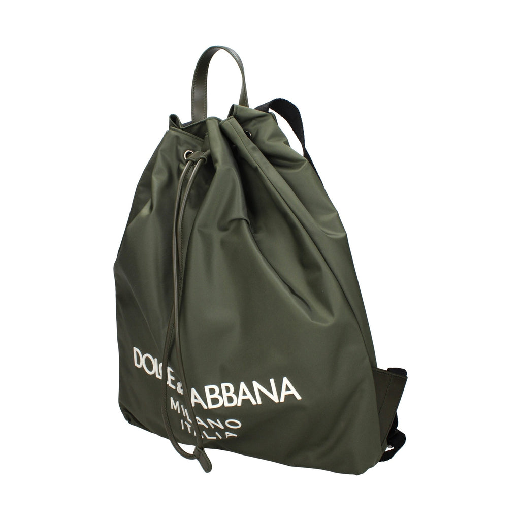 Dolce & Gabbana Green Nylon Backpack